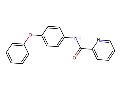 N-(4-phenoxyphenyl)pyridine-2-carboxamide structure