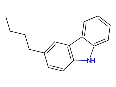 3-butyl-9H-carbazole structure