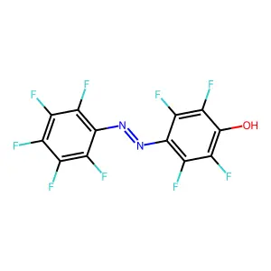 4-Hydroxynonafluoroazobenzene structure
