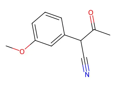2-(3-Methoxyphenyl)-3-oxobutanenitrile structure