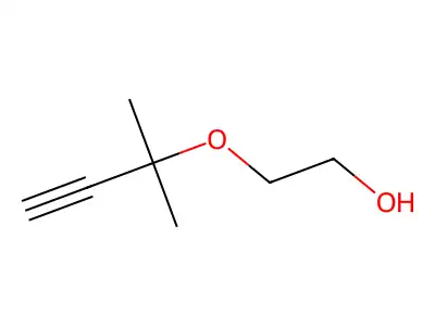 Poly(oxy-1,2-ethanediyl), alpha-(1,1-dimethyl-2-propyn-1-yl)-omega-hydroxy- structure