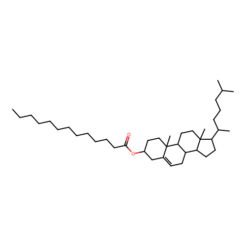 Cholesteryl tridecanoate structure