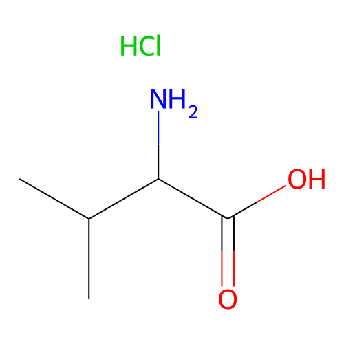 DL-Valine hydrochloride structure