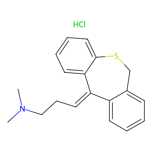 cis-Dothiepin hydrochloride structure