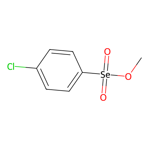 Benzeneselenonic acid, p-chloro-, methyl ester structure