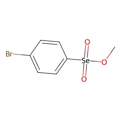 Benzeneselenonic acid, p-bromo-, methyl ester structure
