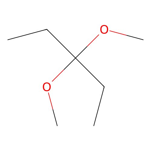 3,3-Dimethoxypentane structure