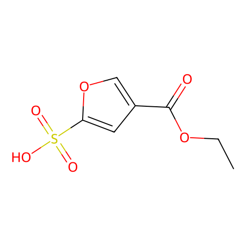 3-Ethyl 5-sulfo-3-furancarboxylate structure