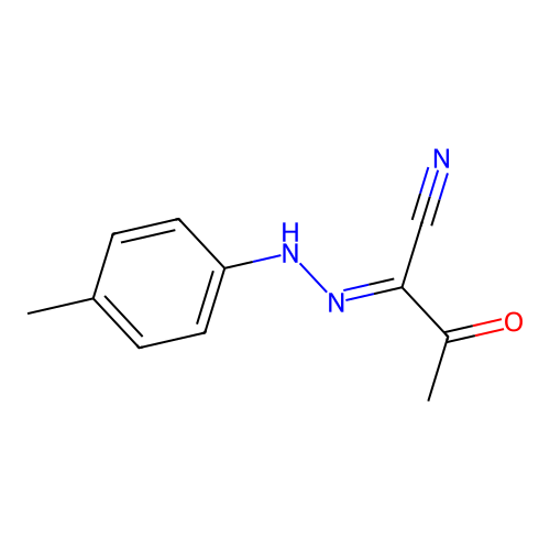 2-[(4-Methylphenyl)hydrazono]-3-oxobutanenitrile structure