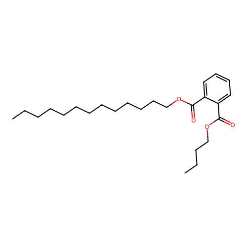 Phthalic acid, butyl tridecyl ester structure