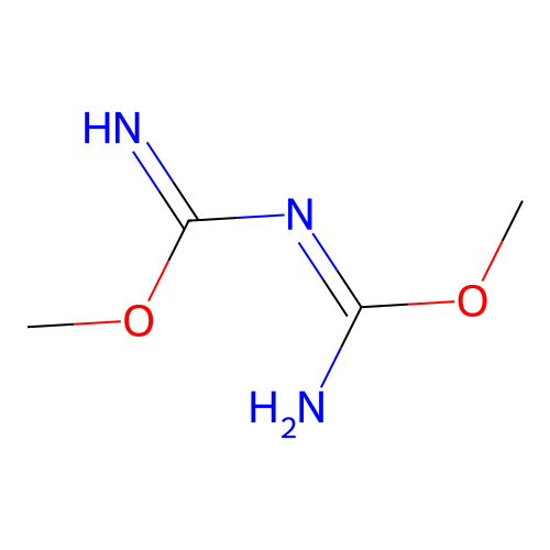 Imidodicarbonimidic acid, dimethyl ester structure