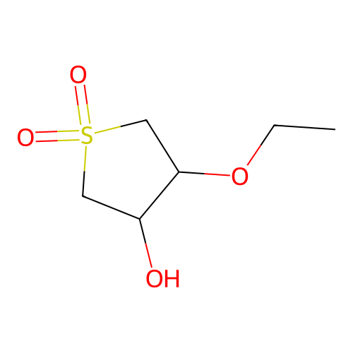 4-Ethoxy-1,1-dioxothiolan-3-ol structure