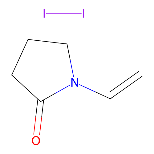 聚维酮碘 structure