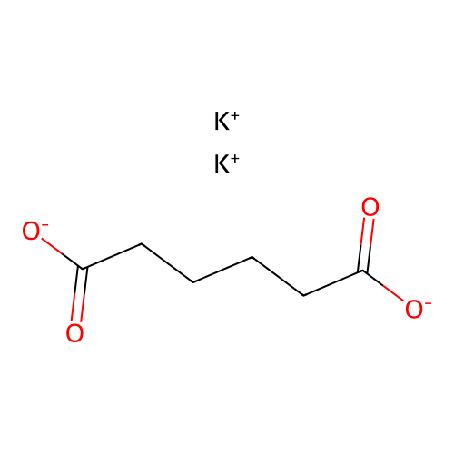 Potassium adipate structure