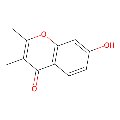 Chromone, 7-hydroxy-2,3-dimethyl- structure