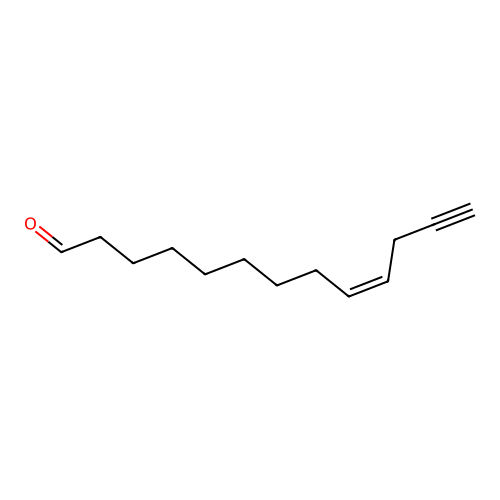 9-Tridecen-12-ynal, (Z)- structure