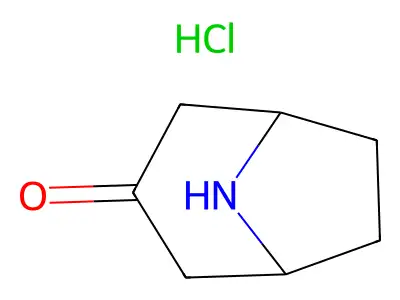 8-Azabicyclo(3.2.1)octan-3-one structure
