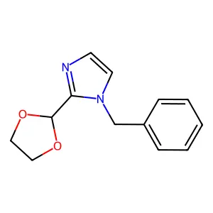 2-(1,3-Dioxolan-2-yl)-1-benzylimidazole structure