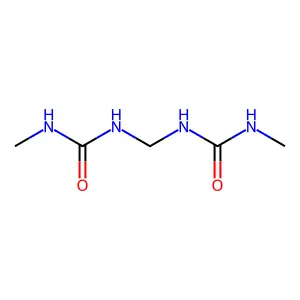 1-Methyl-3-[(methylcarbamoylamino)methyl]urea structure