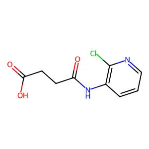 Butanoic acid, 4-[(2-chloro-3-pyridinyl)amino]-4-oxo- structure