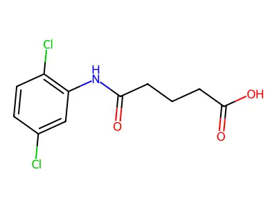 2',5'-Dichloroglutaranilic acid structure