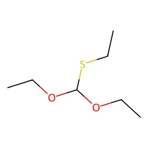 Diethoxy ethylthiomethane structure