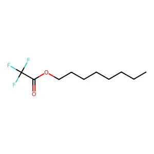 1-Octanol, trifluoroacetate structure