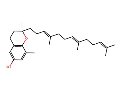 delta-Tocotrienol structure