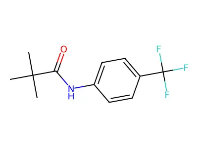 N-(4-(trifluoromethyl)phenyl)pivalamide structure
