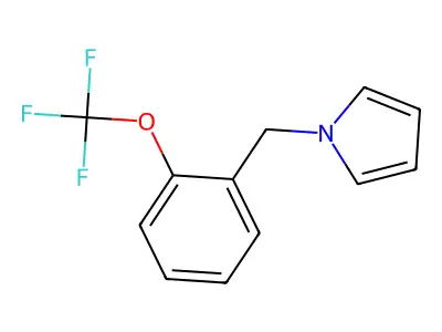 1-[2-(trifluoromethoxy)benzyl]-1H-pyrrole structure