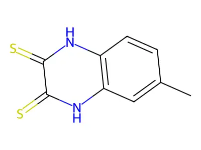 1,4-Dihydro-6-methyl-2,3-quinoxalinedithione structure