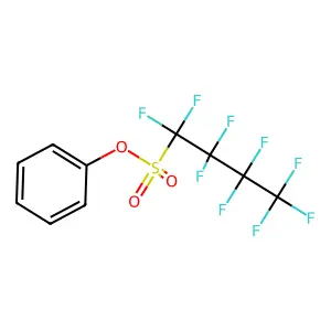Phenyl nonafluorobutane-1-sulfonate structure