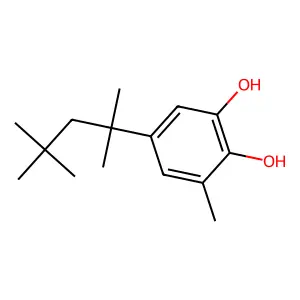 3-Methyl-5-(1,1,3,3-tetramethylbutyl)pyrocatechol structure