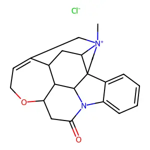 19-Methyl-10-oxostrychnidin-19-ium chloride structure