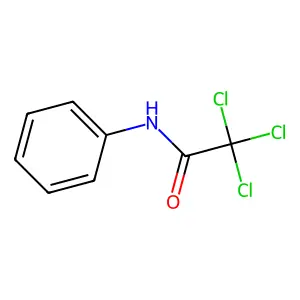 2,2,2-三氯-N-苯基乙酰胺 structure