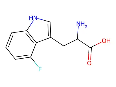 4-Fluorotryptophan structure
