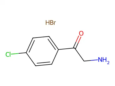 2-(4-Chloro-phenyl)-2-oxo-ethyl-ammonium bromide structure