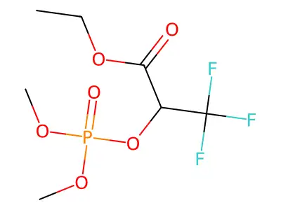 Ethyl 2-[(dimethoxyphosphoryl)oxy]-3,3,3-trifluoropropanoate structure