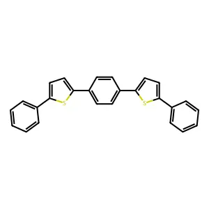 1,4-Bis(5-phenyl-2-thienyl)benzene structure