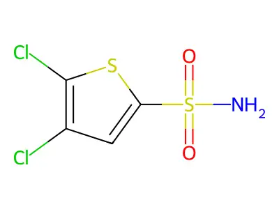 4,5-Dichlorothiophene-2-sulfonamide structure