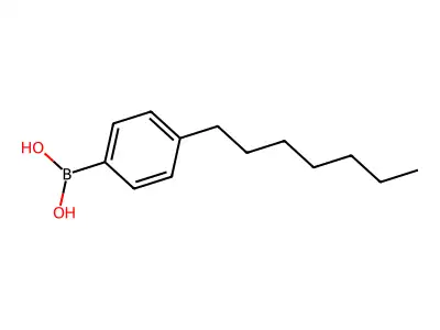 (4-heptylphenyl)boronic Acid structure