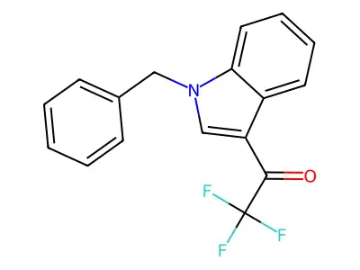 1-(1-Benzyl-1H-indol-3-yl)-2,2,2-trifluoroethanone structure