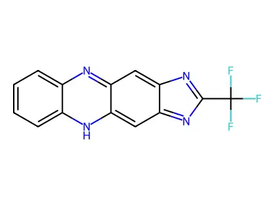2-(trifluoromethyl)-1H-imidazo[4,5-b]phenazine structure