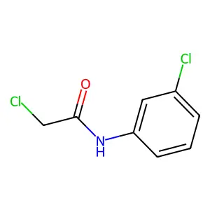 2-chloro-N-(3-chlorophenyl)acetamide structure