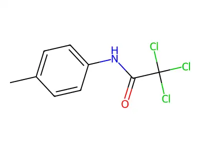 2,2,2-Trichloro-N-(4-methylphenyl)acetamide structure