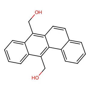 Benz(a)anthracene-7,12-dimethanol structure
