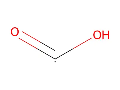 Hydrocarboxyl radical structure