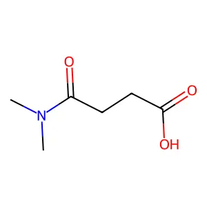 N,N-二甲基琥珀酰胺酸 structure
