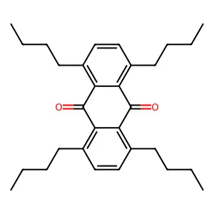9,10-Anthracenedione, tetrabutyl- structure