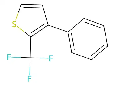 3-Phenyl-2-(trifluoromethyl)thiophene structure